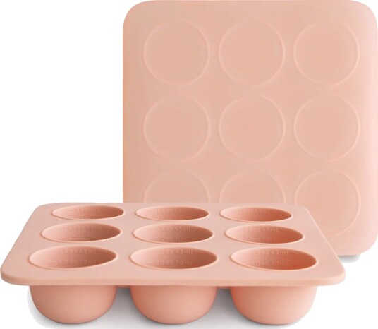 Mushie Fryseform til Babymat Blush