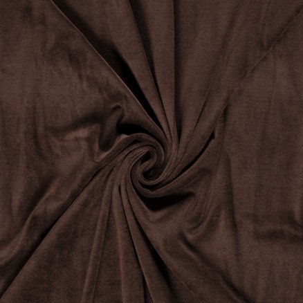 Balsløw Bomullsvelourstoff 150cm 55 Mørkebrun 50cm Balsløw Bomullsvelourstoff 150cm 55 Mørkebrun 50cm
