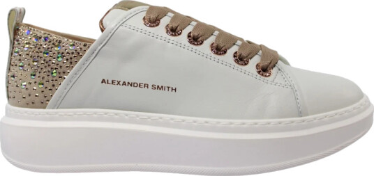 Alexander Smith Dame Sko Hvit 37 EU, Alexander Smith Dame Sko Hvit 37 EU,