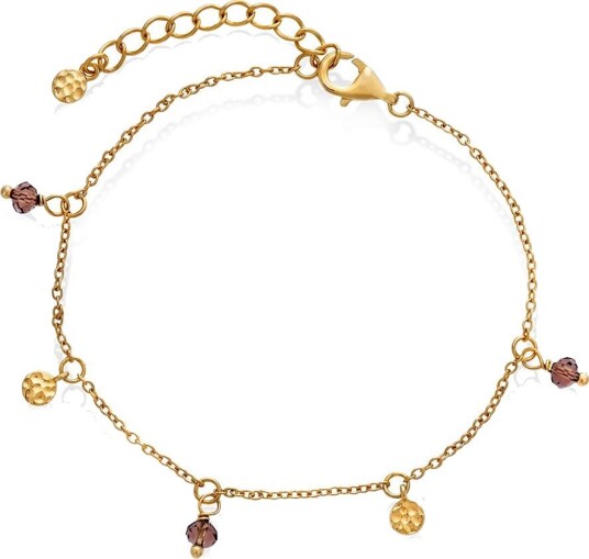 Shapes by Gulldia Brine armbånd i 925 forgylt sølv