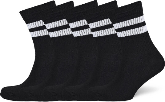 Shine Original | Tennis Sock With Stripes 5 Pack | 40 47