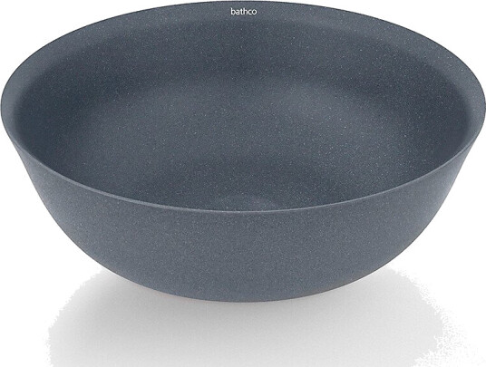 Bathco Parana Toppmontert Servant Ø41,5x15,2 cm, uten overløp, Sort Bathco Parana Toppmontert Servant Ø41,5x15,2 cm, uten overløp, Sort