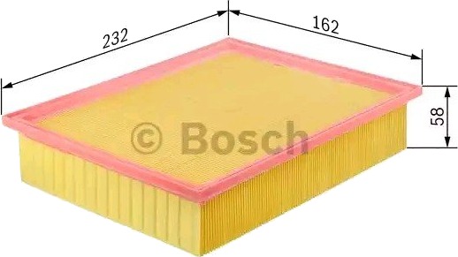 Luftfilter BOSCH F 026 400 345 Luftfilter BOSCH F 026 400 345