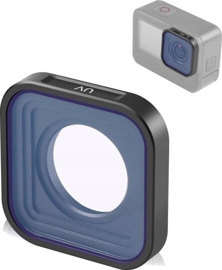 Puluz Uv-Beskyttelsesfilter Til Kamera Gopro Hero 12/11 Mini 10/9 Black / Pu923