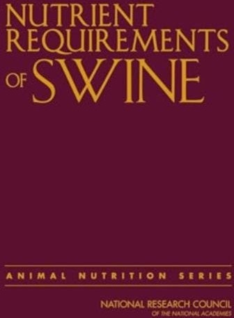 Nutrient Requirements of Swine Eleventh Revised Edition