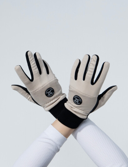 Daily Sports Ella Glove With Logo - Beige - 4 Daily Sports Ella Glove With Logo - Beige - 4