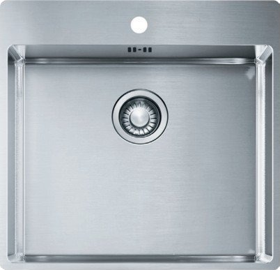 Franke DECA 210-50 TL Eurodomo kjøkkenvask 54,5x51,5 cm, rustfritt stål