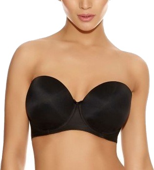 Freya BH Deco Moulded Strapless Bra Svart G 80 Dame