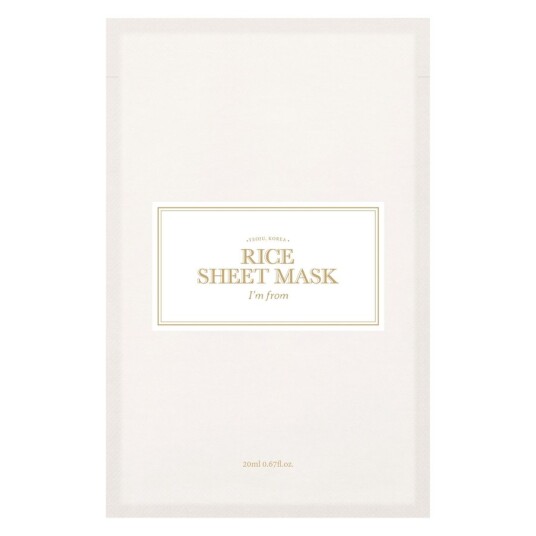 I"m from Rice Sheet Mask 1pcs