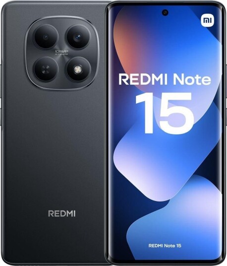 Xiaomi Redmi Note 15 4G 6GB RAM 128GB Dobbelt-SIM OLED Smartphone Svart Xiaomi Redmi Note 15 4G 6GB RAM 128GB Dobbelt-SIM OLED Smartphone Svart
