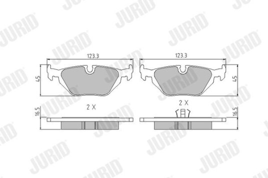 Bremseklosser JURID 571527J Bremseklosser JURID 571527J