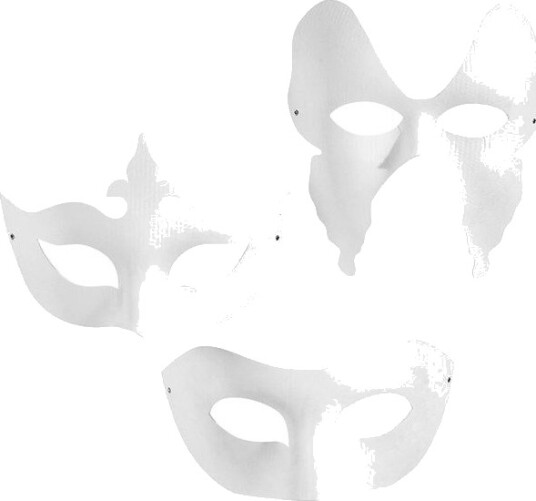 Creativ Company Masks White 12 pcs.