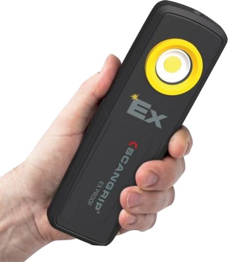 Scangrip Oppladbar Arbeidslampe Ex Sone 0/20 350 Lumen Uni-Ex 03.5617