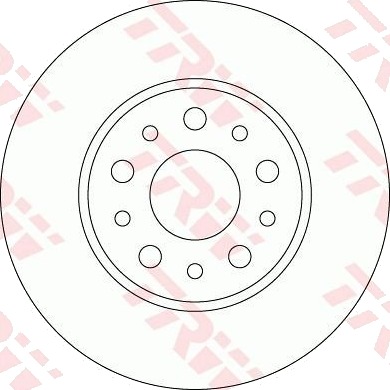Bremseskive TRW DF6228