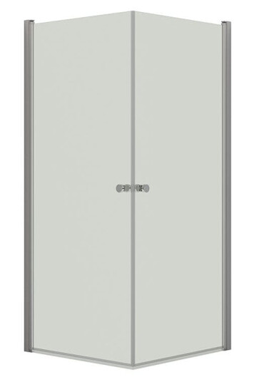 Dansani Match A+A Dusjhjørne Rett Sateng / 90x90cm Klart Glass