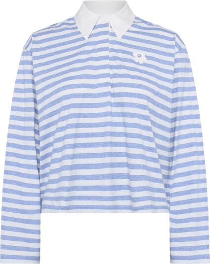 Marimekko Kipinä Tasaraita Unikko Blue XS