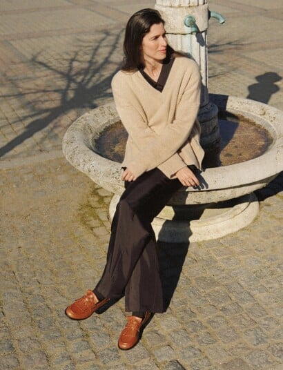 ANGULUS Loafer Brown 40.5
