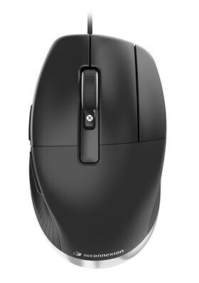 3Dconnexion CadMouse Pro Ergonomisk Optisk Mus med 7 Knapper - Svart