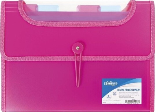 Strigo Strigo A4 Perm Med 6 Skilleark V File Rosa