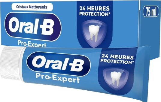 Oral-B Pro-Expert Crystals Clean Tannkrem 75 ml  24 Timers Beskyttelse