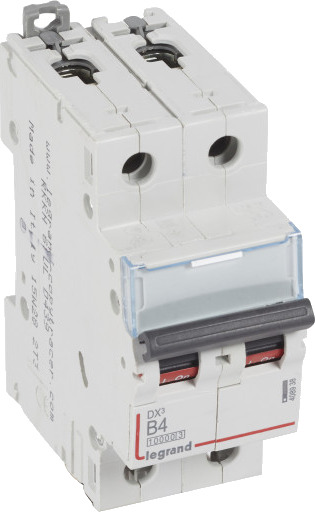 Legrand DX³ MCB automatsikring B4 2P 2M 10/16kA
