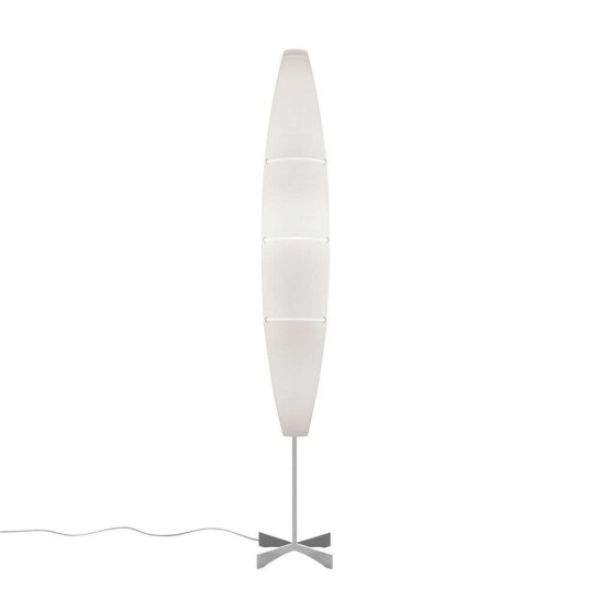 Foscarini - Havana Gulvlampe Hvit/Alu u/Dimmer