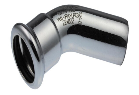 Vsh Fabrieken Xpress carbon elbow 45o fø 88.9 Vsh Fabrieken Xpress carbon elbow 45o fø 88.9
