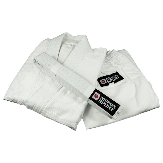 Nippon Sport Judo Uniform - Nippon Sport - 'Tiger' - Hvit