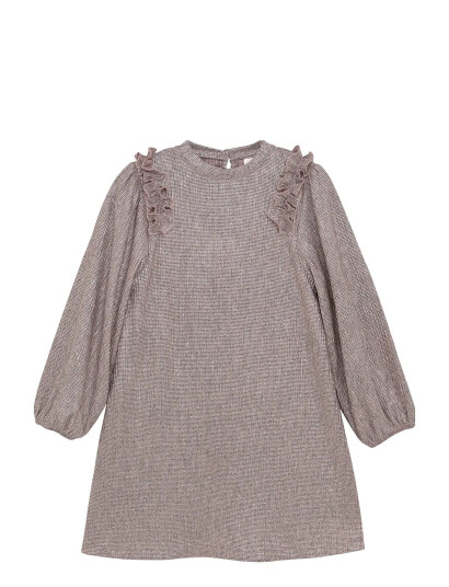 Minymo Dress Ls Pink 104 Minymo Dress Ls Pink 104