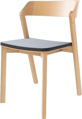Ton Merano Spisestol med Trukket Sete Sort/naturfarget Ton Merano Spisestol med Trukket Sete Sort/naturfarget