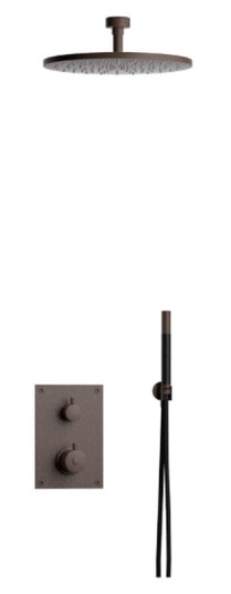 Tapwell Box7268 Takdusj Innbygging - Takmontert Bronze / 85mm Ø300mm (TA-9426814)