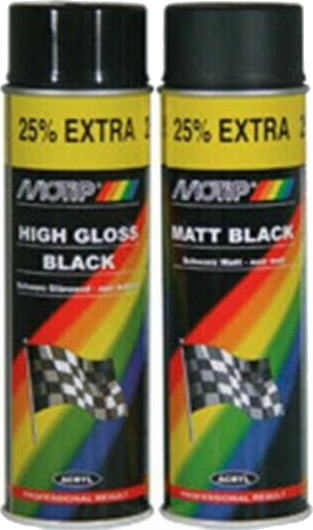 MOTIP-DUPLI MOTIP Glossy Black Paint - Spray 500 ml  schwarz