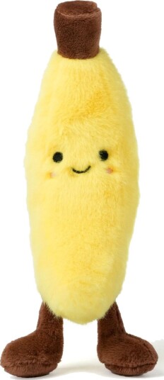 Teddykompaniet Teddy Fruits Banan YELLOW 14  cm
