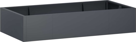 vidaXL Støttemur 6 stk. 200 x 100 x 30 cm Stål Antrasitt