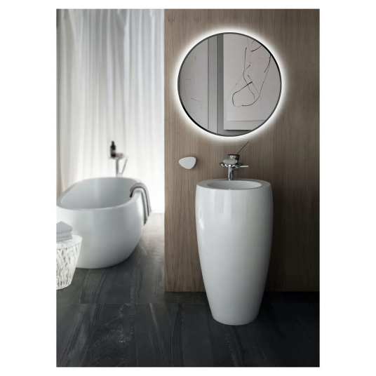 Bathlife Spira Speil 600x600 mm Med LED Belysning Bathlife Spira Speil 600x600 mm Med LED Belysning