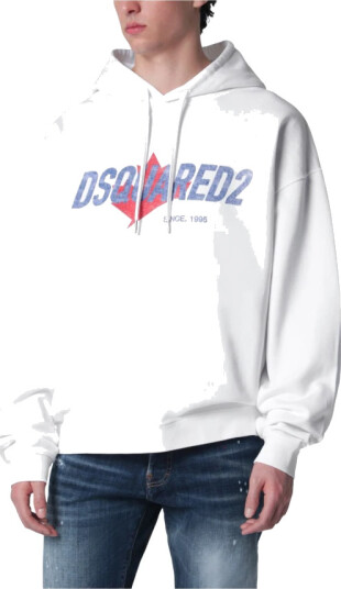 Dsquared2 Herre Gensere & Hettegensere Hvit L,