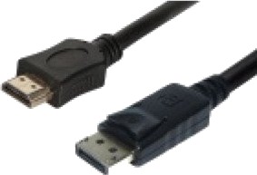 Purelink Tilkoblingskabel Displayport Hann/Hdmi Hann Full Hd Basic 5,0 M Svart