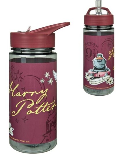 Harry Potter drikkeflaske med sugerør 0,5 l