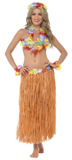 Smiffys Hula Hula Partyjente Karnevalkostyme One size Smiffys Hula Hula Partyjente Karnevalkostyme One size