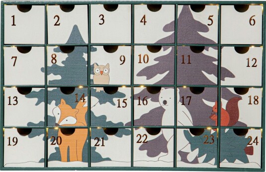 Star Trading Smartsaker Adventskalenderhus i tre 1698785-01-0 1698784-01-0