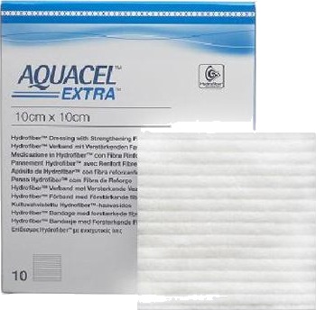 Aquacel Extra bandasje 10x10cm 10 stk Aquacel Extra bandasje 10x10cm 10 stk