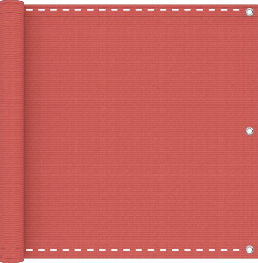 vidaXL Balkong Skjerm Terrakotta 120 x 700 cm HDPE og Aluminium