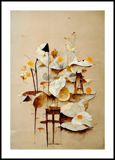 Blooming Serenity Plakat Plakat / 70x100cm