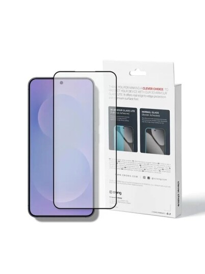CRONG 3D Armour Glass Lite Full Glue Tempered Glass for Samsung Galaxy S25