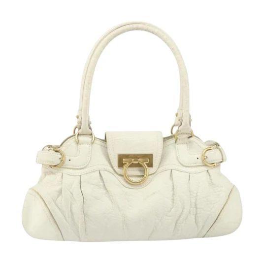 Salvatore Ferragamo Pre-owned Dame Pre-owned Hvit