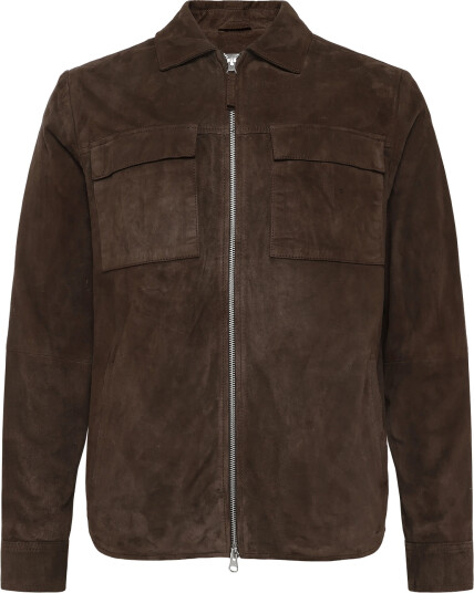 Human Scales Weston Goat Suede Jacket Brown S