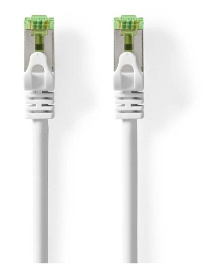 Nedis CAT7 nettverkskabel | S/FTP | RJ45 Han | RJ45 Han | 5.00 m | Snagless | Rund | LSZH | Hvit | Boks