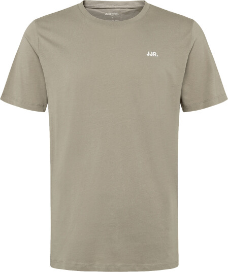 JJ REBEL Jrebrebel Logo Tee Ss Crew Neck Noos Beige S