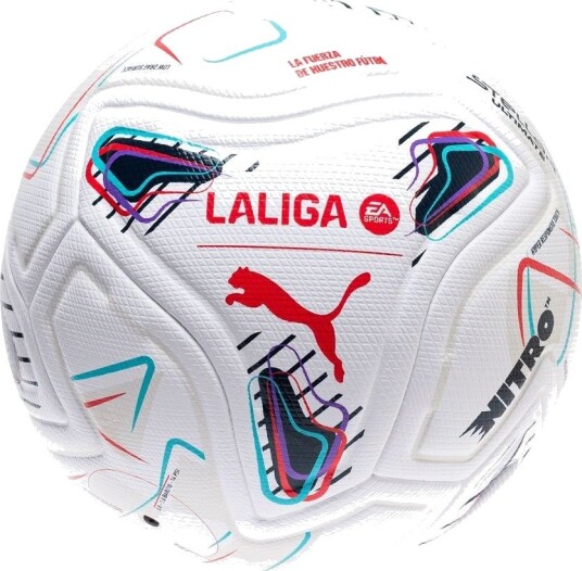 PUMA Fotball La Liga Stellar Nitro Ultimate FIFA Quality Pro Matchball Hvit Str. 5