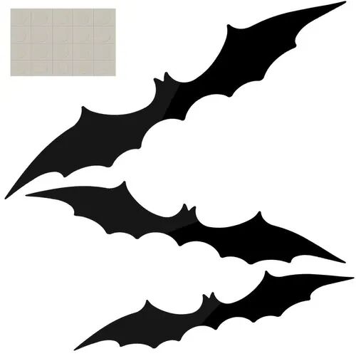 Malatec Fladdermöss Självhäftande Halloween